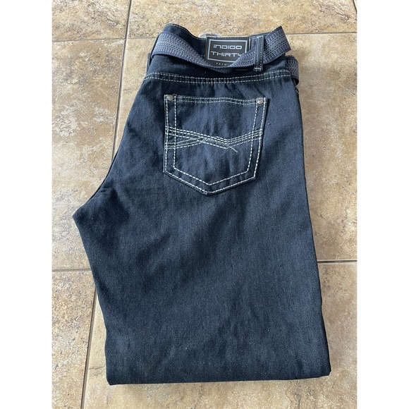 Indigo Other - NWT! Indigo Thirty Mens Sz 38/32 Dark Wash Jeans